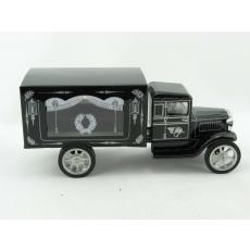 Hawkeye LKW Leichenwagen mit Holzsarg von KOVAP - Blechspielzeug