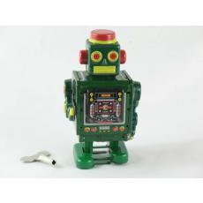 Blechspielzeug - Roboter grün
