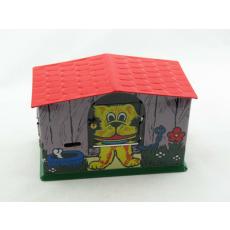 Blechspielzeug - Spardose Hundehütte