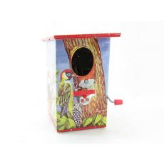 Blechspielzeug - Vogelspardose Specht, Woodpecker