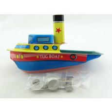 Blechspielzeug - Kerzenboot, Pop Pop Boot Tug/Schlepper