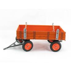 Traktor Anhänger orange, für Kubota Traktor, Neuheit 2019 von KOVAP – Blechspielzeug