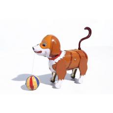 Blechspielzeug - Hund Wackelschwanz mit Ball