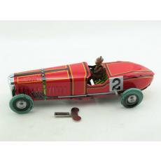 Blechspielzeug - Rennwagen rot Nr.2, Paya Nachbau