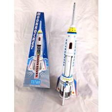 Blechspielzeug - Rakete weiß TITAN von DBS