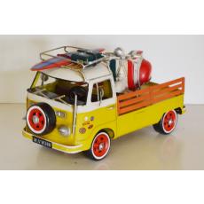 Blechmodell - Transporter mit Motorroller