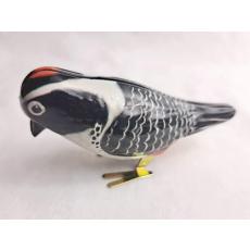 Blechspielzeug - Pickvogel zum Aufziehen, schwarz
