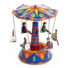Blechspielzeug - Kleines Dachkarussell, Jahrmarkt, Design C