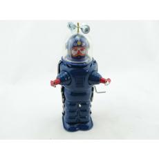 Blechspielzeug - Roboter, Astronaut Moon Explorer, blau