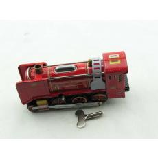 Blechspielzeug - Dampflokomotive rot