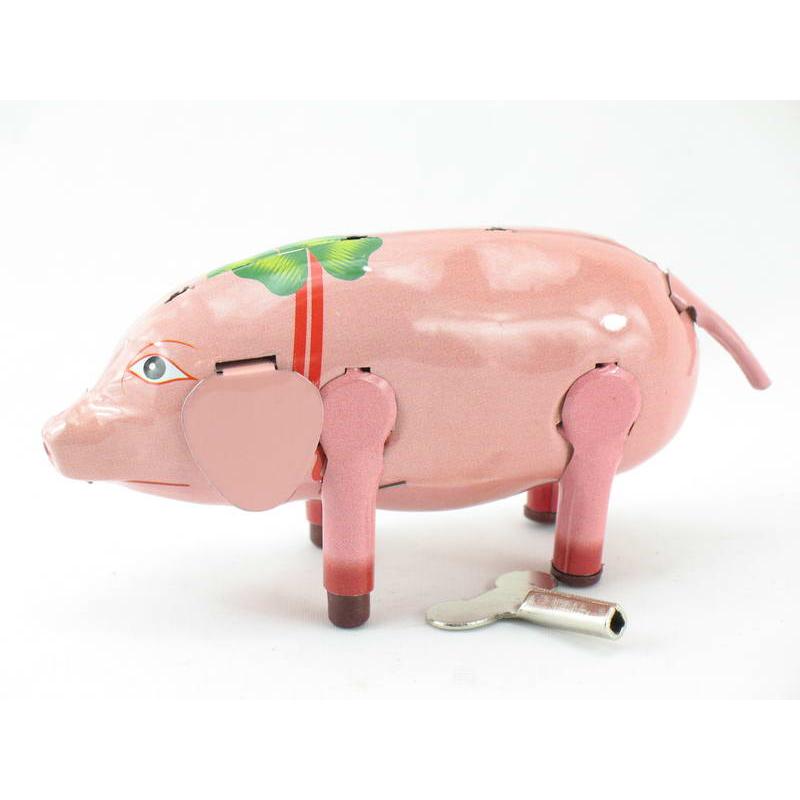 Blechspielzeug - Schwein Bibber