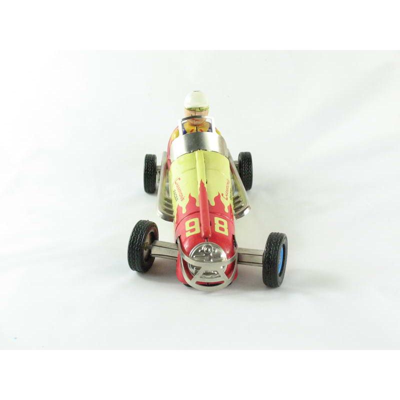 13,5 cm Blechspielzeug Rennwagen Auto Champion Racer #98 creme  5160508 