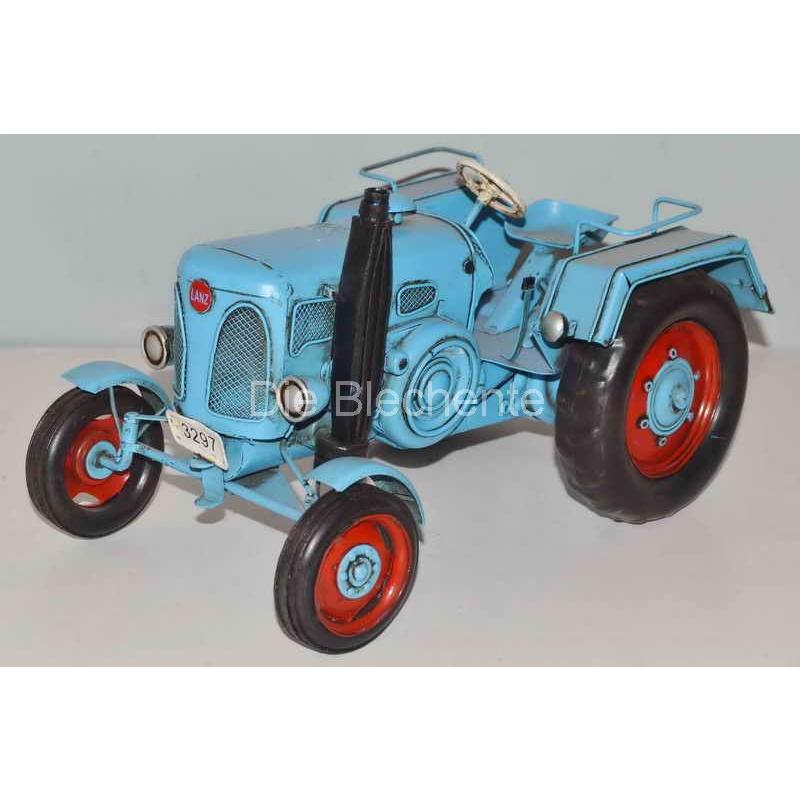 Blechmodell - Traktor, Schlepper Lanz blau 1955 ca. 26 cm