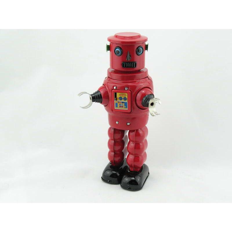 Blechspielzeug - Roby Robot rot