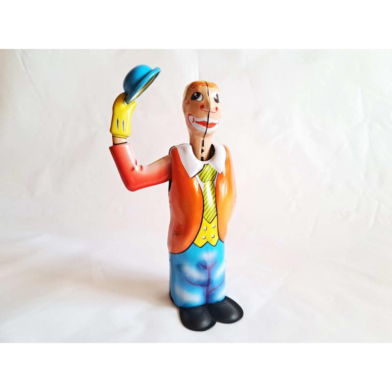 Blechspielzeug - Jonny der Clown (zum Aufziehen)