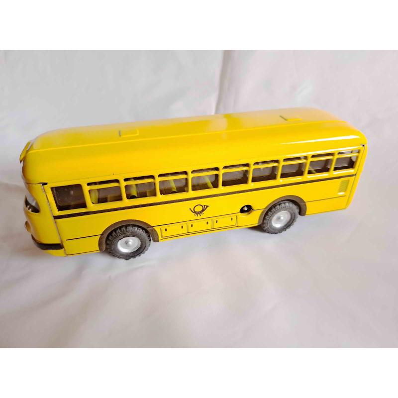 Bus Büssing 1959 mit Uhrwerk 'POST' von KOVAP - Blechspielzeug, CKO-Replica