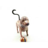 Blechspielzeug - Hund Wackelschwanz mit Ball