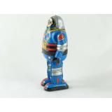 Blechspielzeug - Roboter Astronaut mit beweglichen Armen, blau, ca. 13 cm