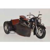 Blechmodell - Motorrad mit Beiwagen