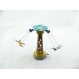 Blechspielzeug - Karussell mit Flugzeugen
