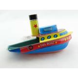 Blechspielzeug - Kerzenboot, Pop Pop Boot Tug/Schlepper
