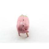 Blechspielzeug - Schwein Polly mit blauer Schleife