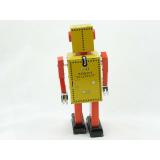 Blechspielzeug - Roboter Lilliput, 22 cm ocker/rot