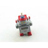 Blechspielzeug - Roboter, 10 cm silber/rot