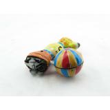 Blechspielzeug - Hund mit Ball