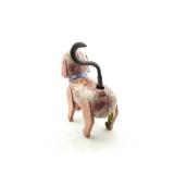 Blechspielzeug - Hund Wackelschwanz mit Ball