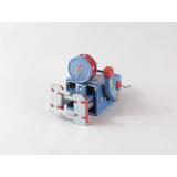 Blechspielzeug - Roboter trommelnd in blau-rot