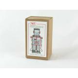 Blechspielzeug - Roboter silber mit Antenne