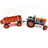 Traktor Kubota mit Anhänger von KOVAP - Blechspielzeug