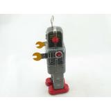 Blechspielzeug - Roboter Space Man, 22 cm silbergrau