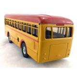 Bus Büssing 1959 Sondermodell gelb/rot mit Uhrwerk von KOVAP - Blechspielzeug, CKO-Replica