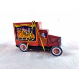 Blechspielzeug - Deko Lastwagen rot, Weihnachten