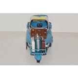 Blechmodell - BMW Isetta mit Koffer-Anhänger