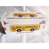 Bus Büssing 1959 mit Uhrwerk 'POST' von KOVAP - Blechspielzeug, CKO-Replica