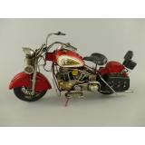 Blechmodell - Motorrad USA Indian Motorcycle, rot, 42 cm