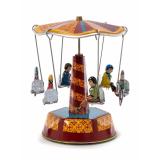 Blechspielzeug - Kleines Dachkarussell, Jahrmarkt, Design A