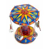 Blechspielzeug - Kleines Dachkarussell, Jahrmarkt, Design C