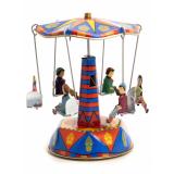 Blechspielzeug - Kleines Dachkarussell, Jahrmarkt, Design C
