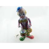 Blechspielzeug - Clown trommelnd
