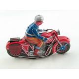 Blechspielzeug - Motorrad solo rot, TCO Nachbau