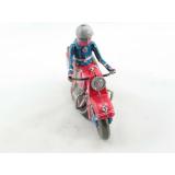 Blechspielzeug - Motorrad solo rot, TCO Nachbau