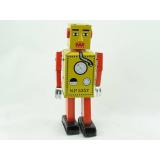 Blechspielzeug - Roboter Lilliput, 22 cm ocker/rot