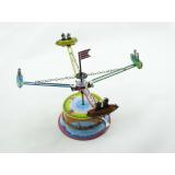 Blechspielzeug - Karussell mit vier Gondeln