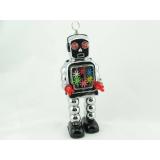 Blechspielzeug - Roboter Zahnrad, High-Wheel Robot, chrom
