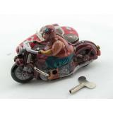 Blechspielzeug - Motorrad mit Beiwagen, rot