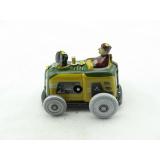 Blechspielzeug - Traktor aus Blech gelb-grün